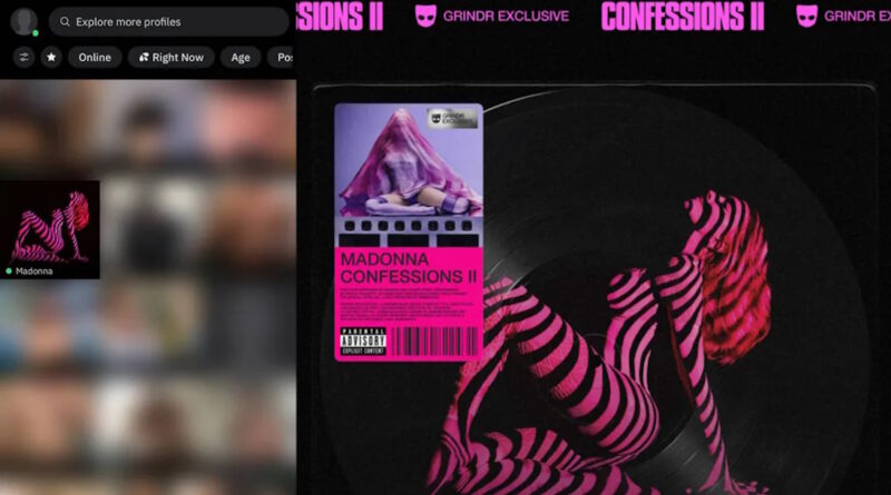 Madonna Partners with Grindr for Album Promotion