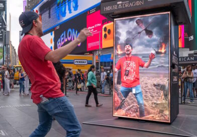 Snapchat Tests Large-Scale AR Ad in Times Square