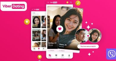 Viber Dating app showing dating profiles, likes and matches